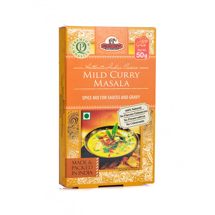 Garšvielu maisījums MILD CURRY MASALA, 50g